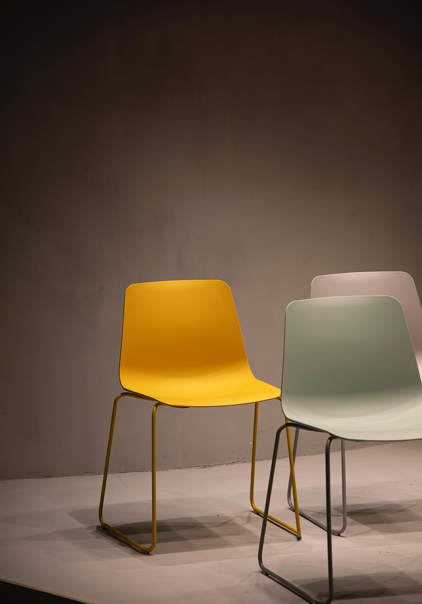 Side Chair with Gold Office Furniture